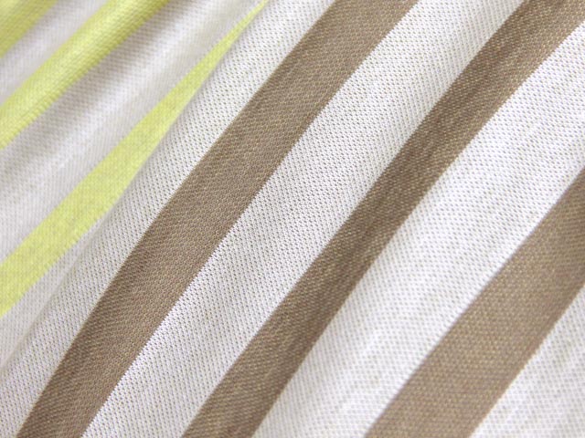 ジャカードボーダージャージー（ベージュ）